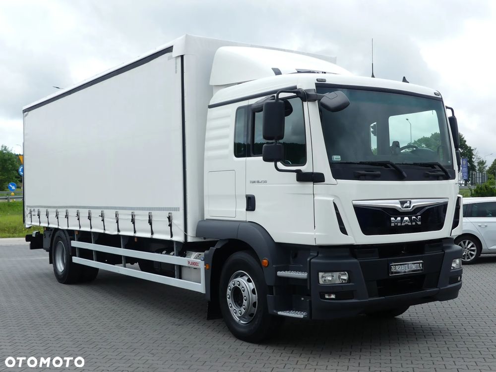 MAN TGM 18.250  / FIRANKA 7.30m + WINDA / PRZEBIEG 170 TYS KM ! / - 11