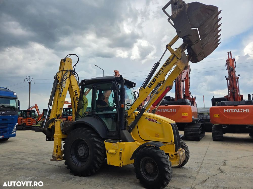 New Holland B110C, 2020, 5.117h, 110 CP, Cupa multifunctionala 4x1 cu furci, Brat excavare extensibil, fara aer conditionat, CE, lung 5,8m, latime 2,3m, Masa operatinala 8tone, Adancime  sapare 6m, posibil leasing 4 ani-PROMOTIE 39.900 EUR+Tva - 6