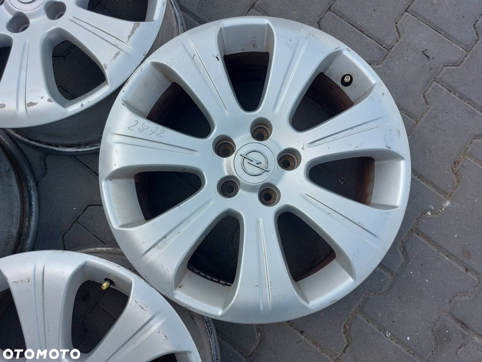 FELGA ALUMINIOWA 4 SZT 5X110 7JX17 ET39 FI 65.1 OPEL OMEGA B FL 13257341 - 5