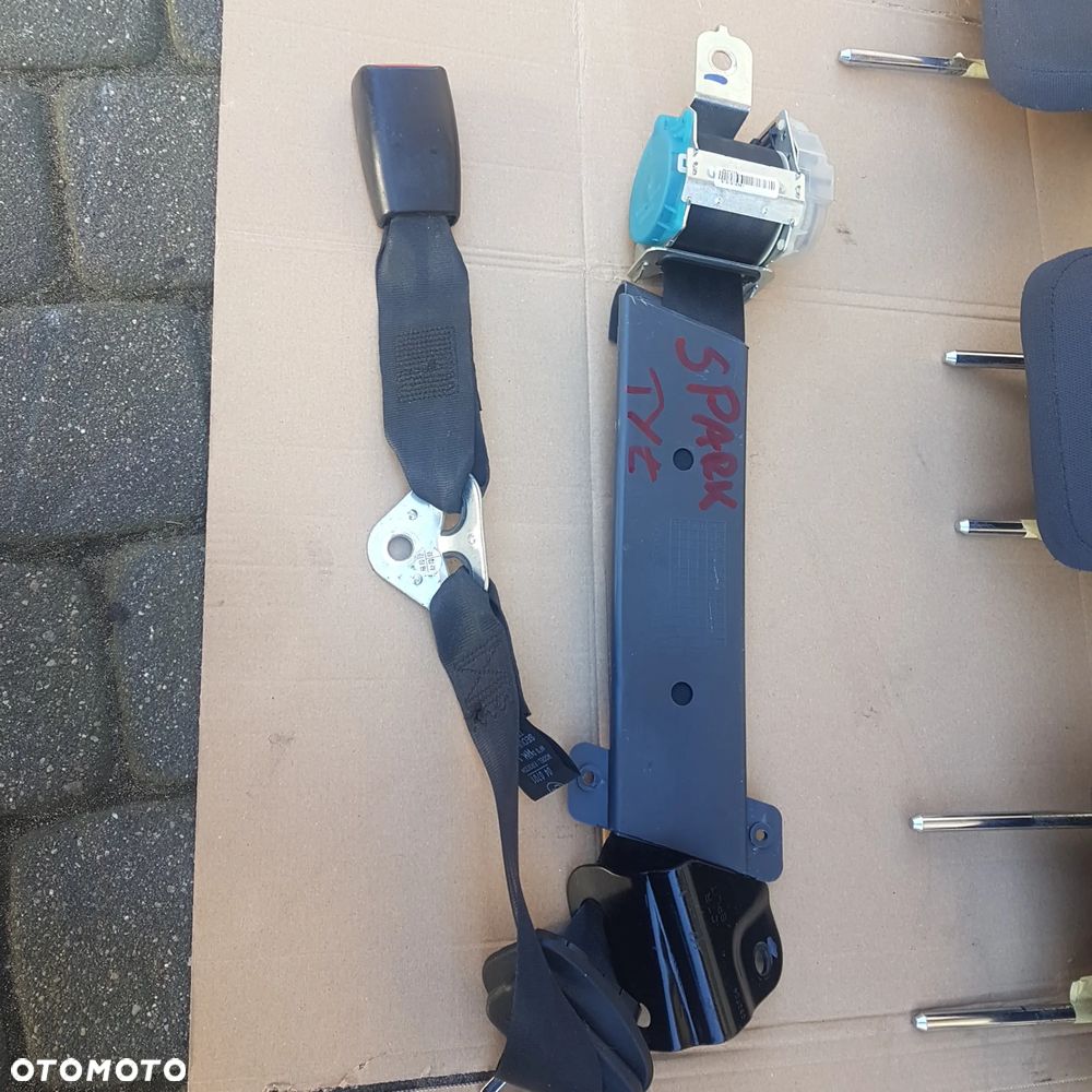 PAS PASY ZAPIECIE tylne zagłówek zagłówki z fotela daewoo spark m150 - 2