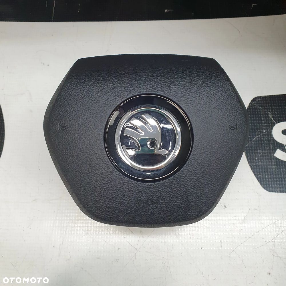 SKODA KODIAQ II 2 DESKA ROZDZIELCZA KONSOLA KOKPIT PULPIT PODUSZKI AIRBAG AIR BAG PASY KIT SET - 6