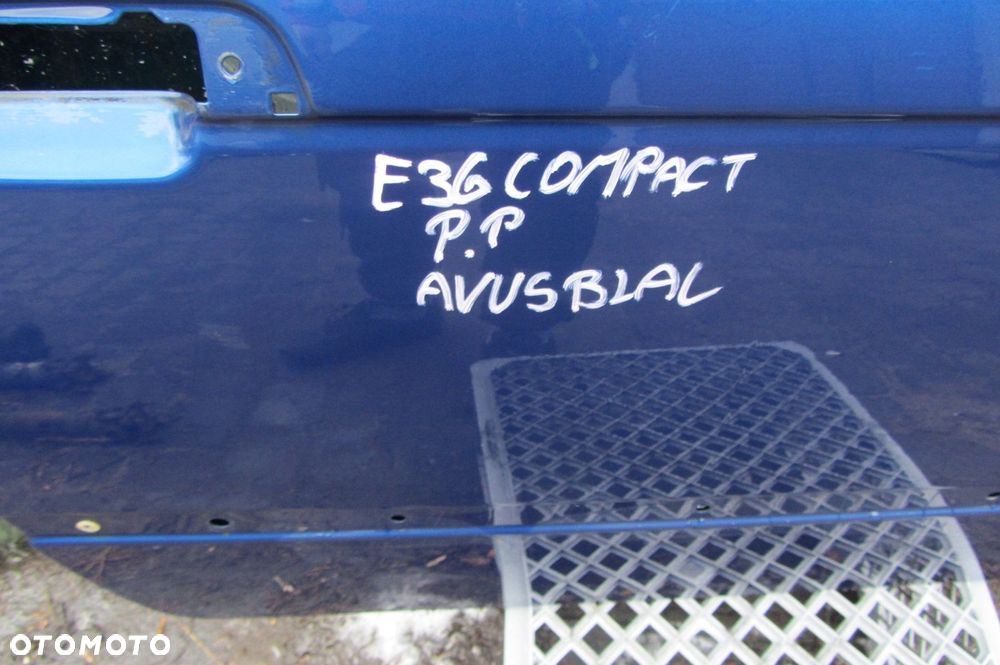 drzwi prawe bmw e36 compact avusblau - 2