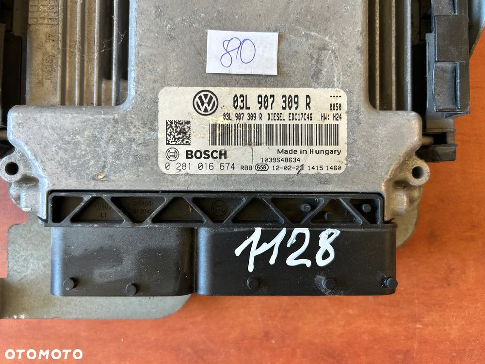 STEROWNIK SILNIKA VW GOLF VI 2.0 TDI 03L907309R 0281016674 - 2
