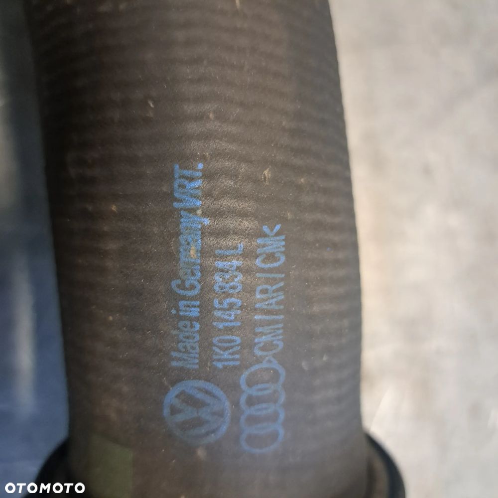 PRZEWÓD WĄŻ INTRCOOLER 1K0145834L 1K0145838D 1K0145770D CZUJNIK CIŚNIENIA VW AUDI SKODA KOMPLET - 4