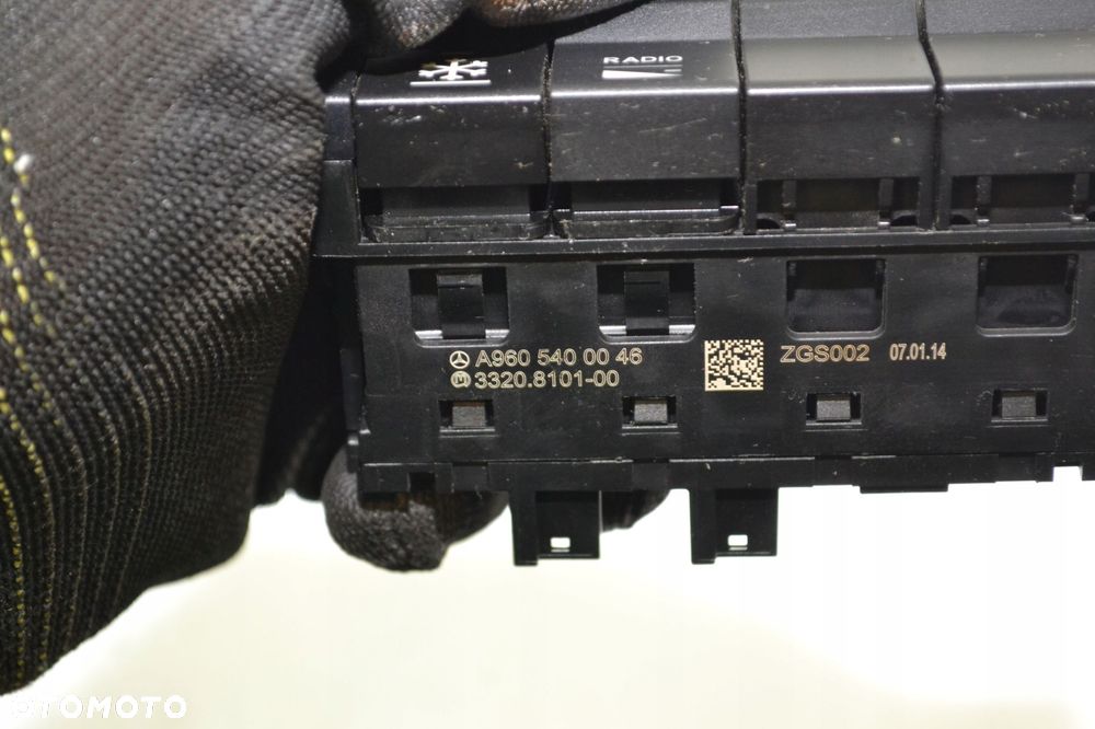 PANEL STEROWANIA KABINY KLIMA WEBASTO MERCEDES ACTROS MP4 A9605400046 - 6