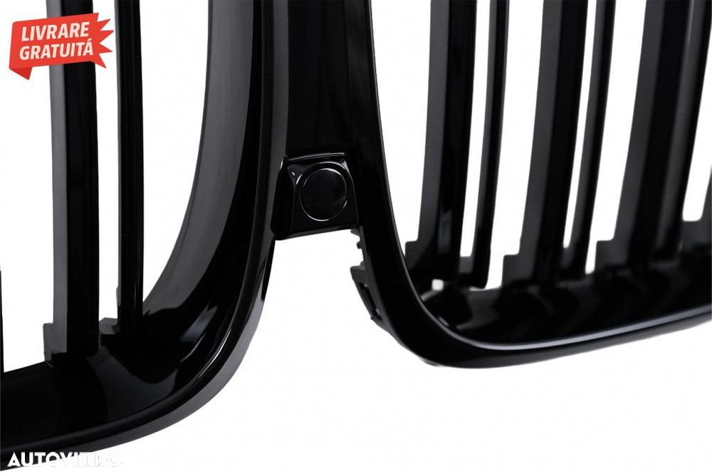 Grila Centrala BMW X5 G05 (2018-2022) Negru Lucios M Design - 7