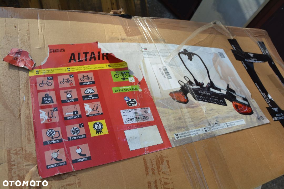 Platforma rowerowa na hak  MENABO Altair 2 na 2 rowery E-bike / Fatbike - 4