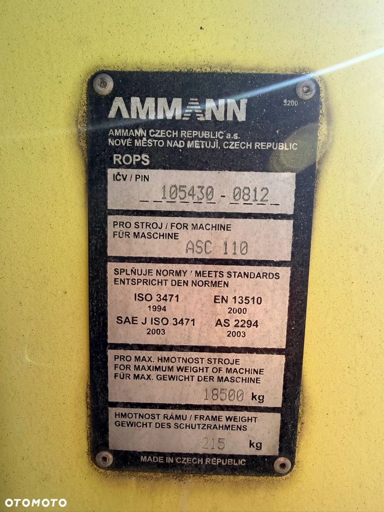 Ammann ASC110 Walec Wibracyjny - 10