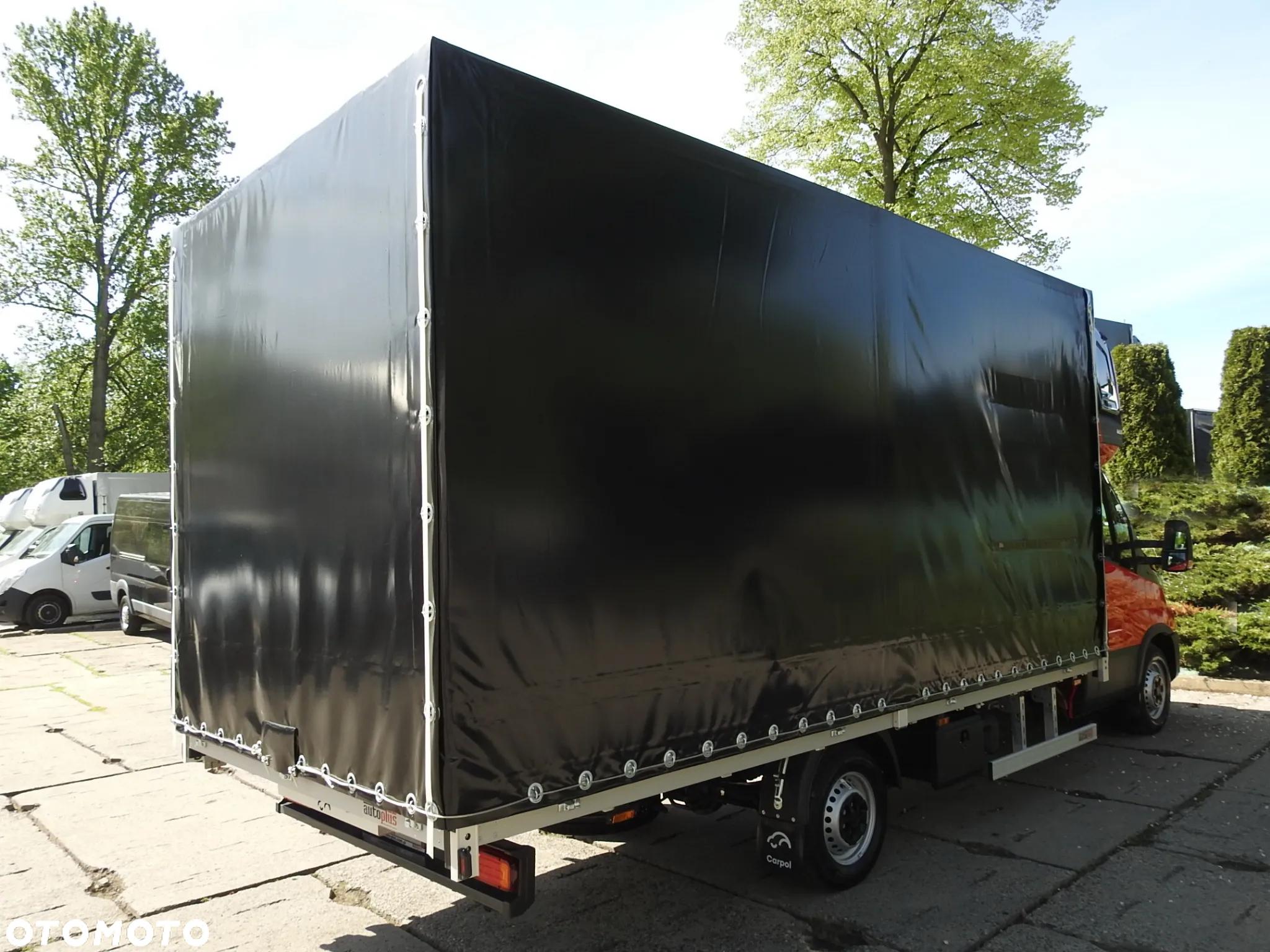 Iveco DAILY NOWY 35S18 CONNECT PLANDEKA 10 PALET WEBASTO KLIMATYZACJA TEMPOMAT NAWIGACJA LEDY ASO  180KM [ 500249 ] - 14