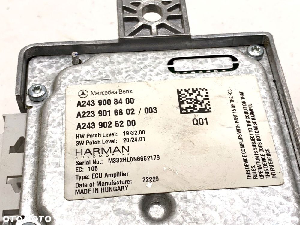 WZMACNIACZ  MERCEDES-BENZ eSPRINTER Skrzynia (B910) 2020 - 2022 Electric (910.633) 85 kW [116 KM] - 4