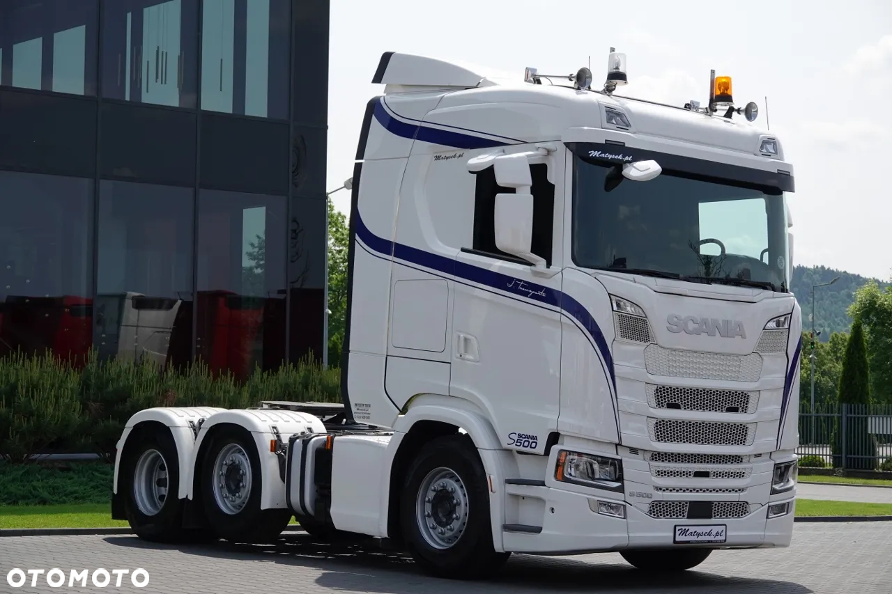 Scania S 500 / 6x2 / PUSHER / RETARDER / KLIMA POSTOJOWA  / PRZÓD NA PODUSZKACH  / OS PODNOSZONA i SKRĘTNA / DMC  70 000 KG  / OPTICRUISE + SPRZĘGŁO / EURO 6 / PO KONTRAKCIE SERWISOWYM - 4