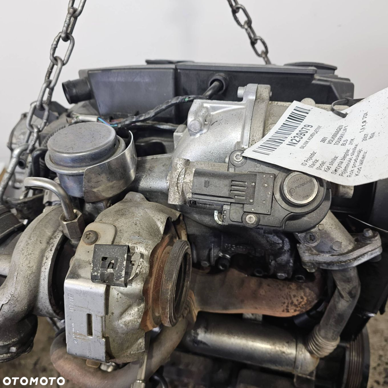 SILNIK KOMPLETNY VOLKSWAGEN TOURAN LIFT 1.9 TDI BLS 105 - 2