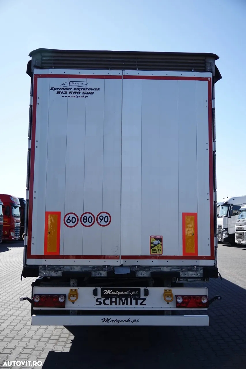 Schmitz Cargobull CORTINĂ STANDARD SCHMITZ / AXĂ RASTRÂNDĂ / ACOPERIȘ RASTRÂND / 2022 - 12