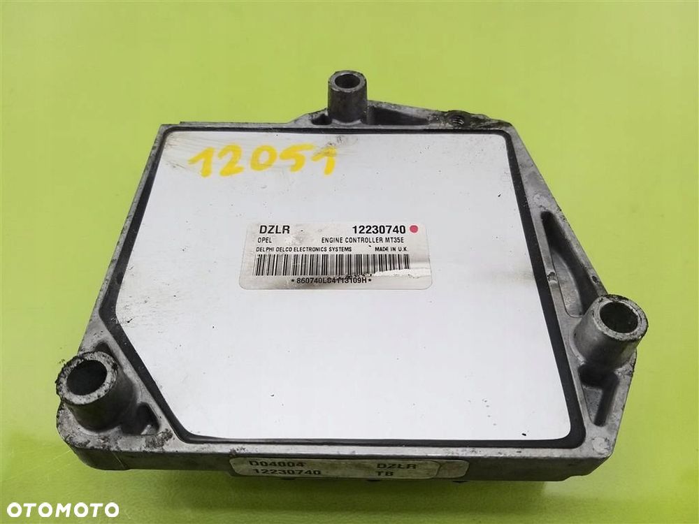 Komputer sterownik silnika Opel Astra III H 1.6B  2004-2009 DELPHI 12230740 - 4