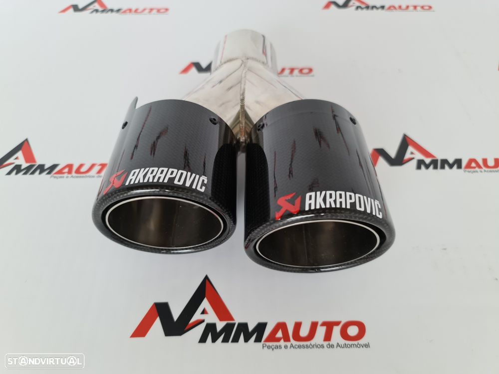 Ponteira Akrapovic Dupla S/ Recorte - 1
