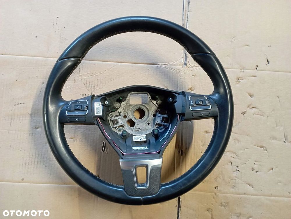 VW GOLF PLUS + KIEROWNICA SKÓRA MULTIFUNKCJA 3C8959537D 3C8419091BE - 1