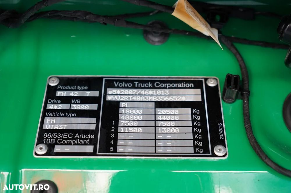 Volvo FH 500 / I-SAVE / RETARDER / HIDRAULICĂ / I-PARK COOL / I-SHFIT / TV / MODEL NOU - 38