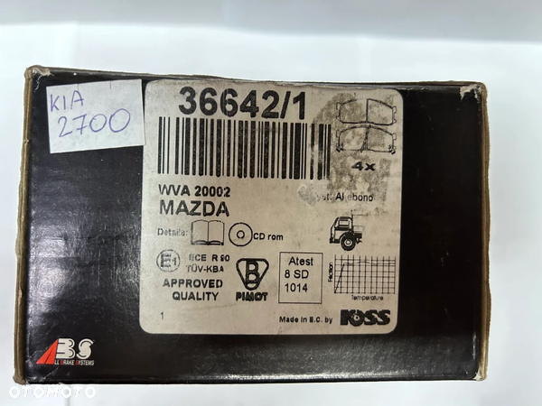Klocki Hamulcowe Mazda KIA