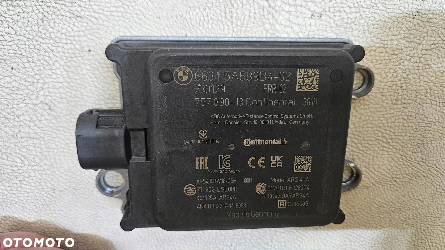 RADAR CZUJNIK ACC DISTRONIC BMW G20 G22 G30 5A589B4-02 - 4