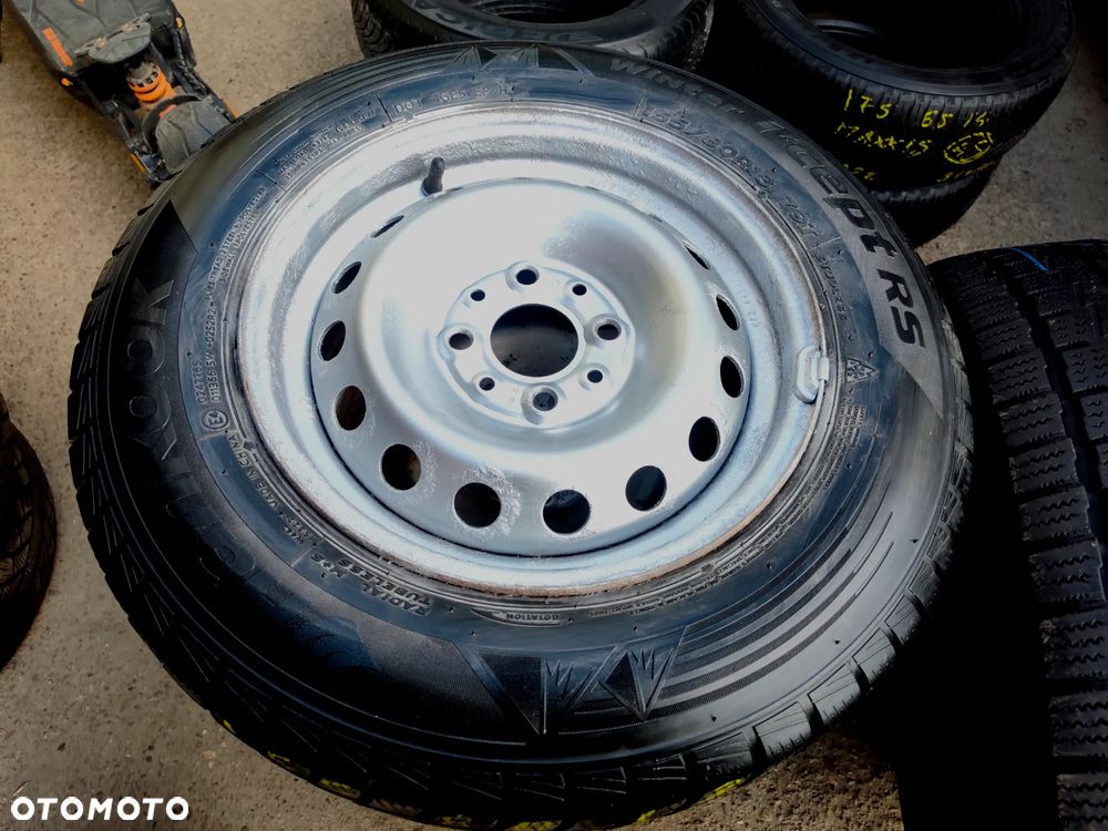 4x98 Felgi Stalowe Stal 13 Koła Zimowe Zima Opony FIAT SEICENTO CINQUECENTO UNO PUNTO PANDA LANCIA Y10 YPSILON SEAT IBIZA Łada Lada 155/80R13 HANKOOK WINTER I*CEPT RS 7mm Legnica ALU-RAD 155/80 - 7