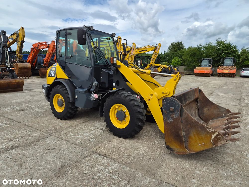 Komatsu WA 70 - 6 spr z Niemiec łyżka krokodyl + widły - 4