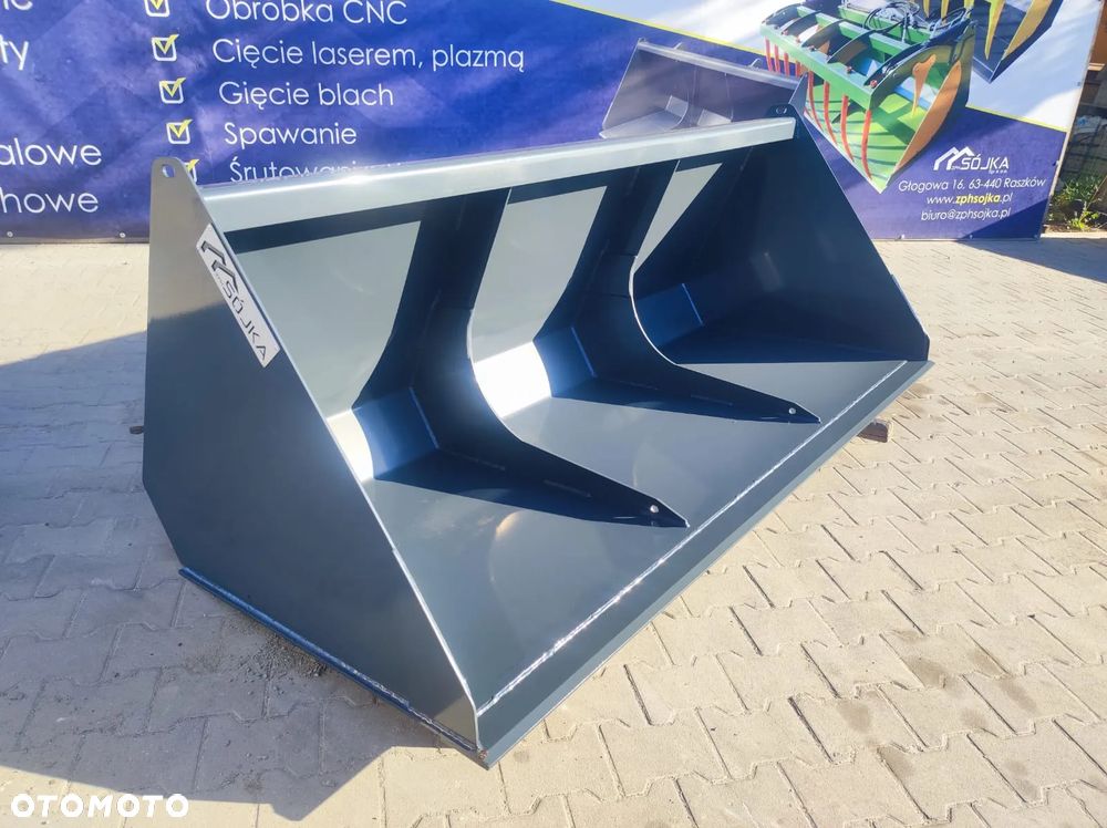 Łyżka, 220 cm, mocowanie JCB, Claas, Manitou, Merlo, Matbro, Dieci, CAT, Case, Schaffer - 6