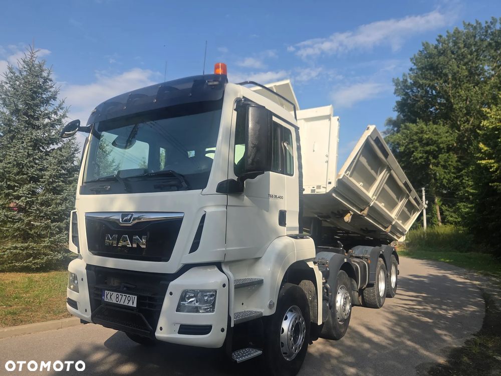 MAN TGS 35.400 8x4 wywrotka bordmatic - 3