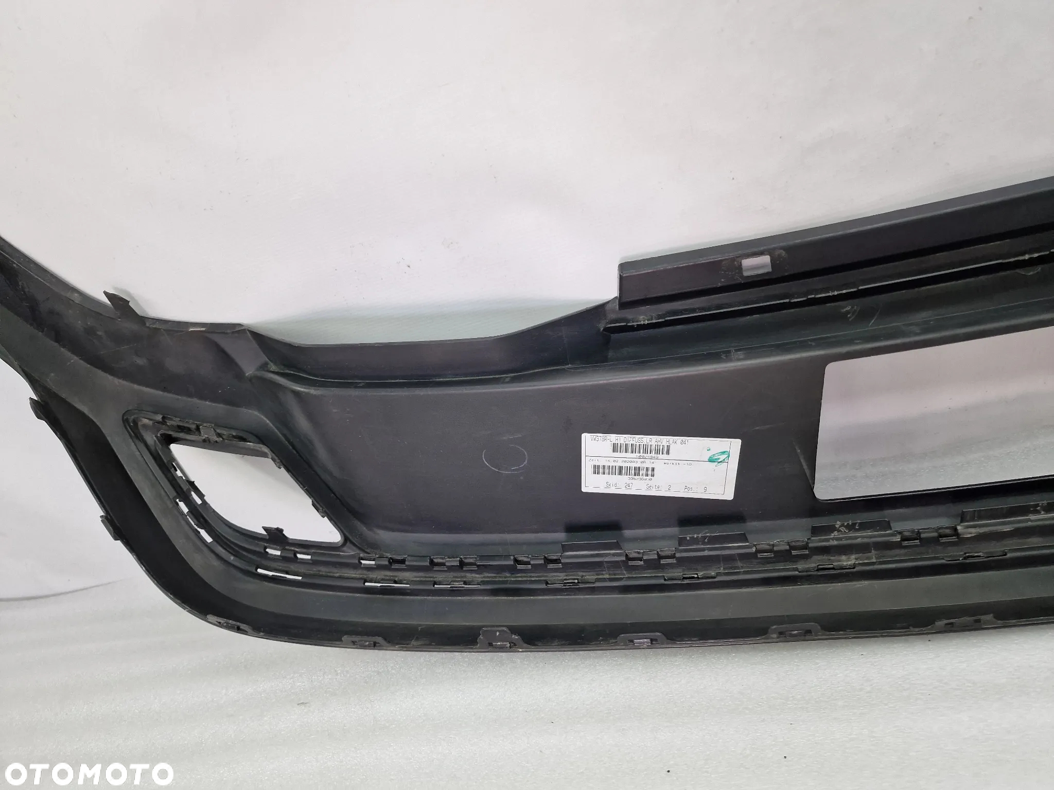 VW TOURAN II 5TA R-LINE 15- DYFUZOR / SPOJLER ZDERZAKA TYLNEGO TYLNIEGO TYŁ POD HAK , NA WYSOKI POŁYSK , NR 5TA807568C , NR AUKCJI DT433 - 15
