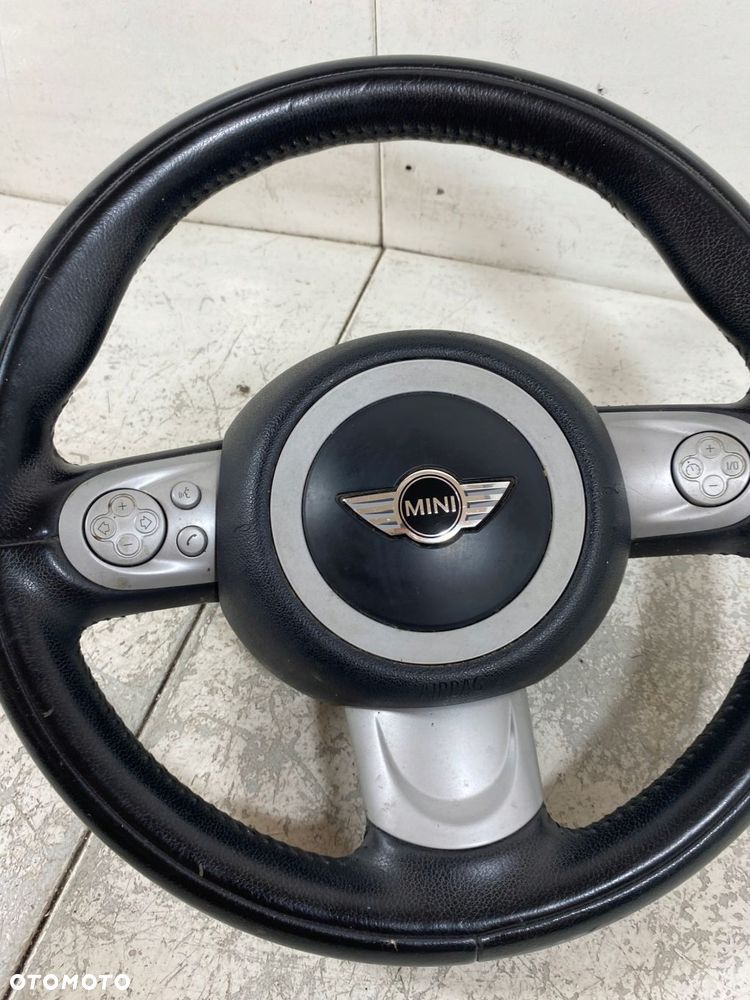 kierownica mini cooper r56 czarna skóra multifunkcja - 3