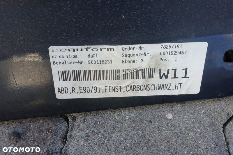 LISTWA PROGOWA PRÓG BMW E90 E91 CARBONSCHWARZ - 2