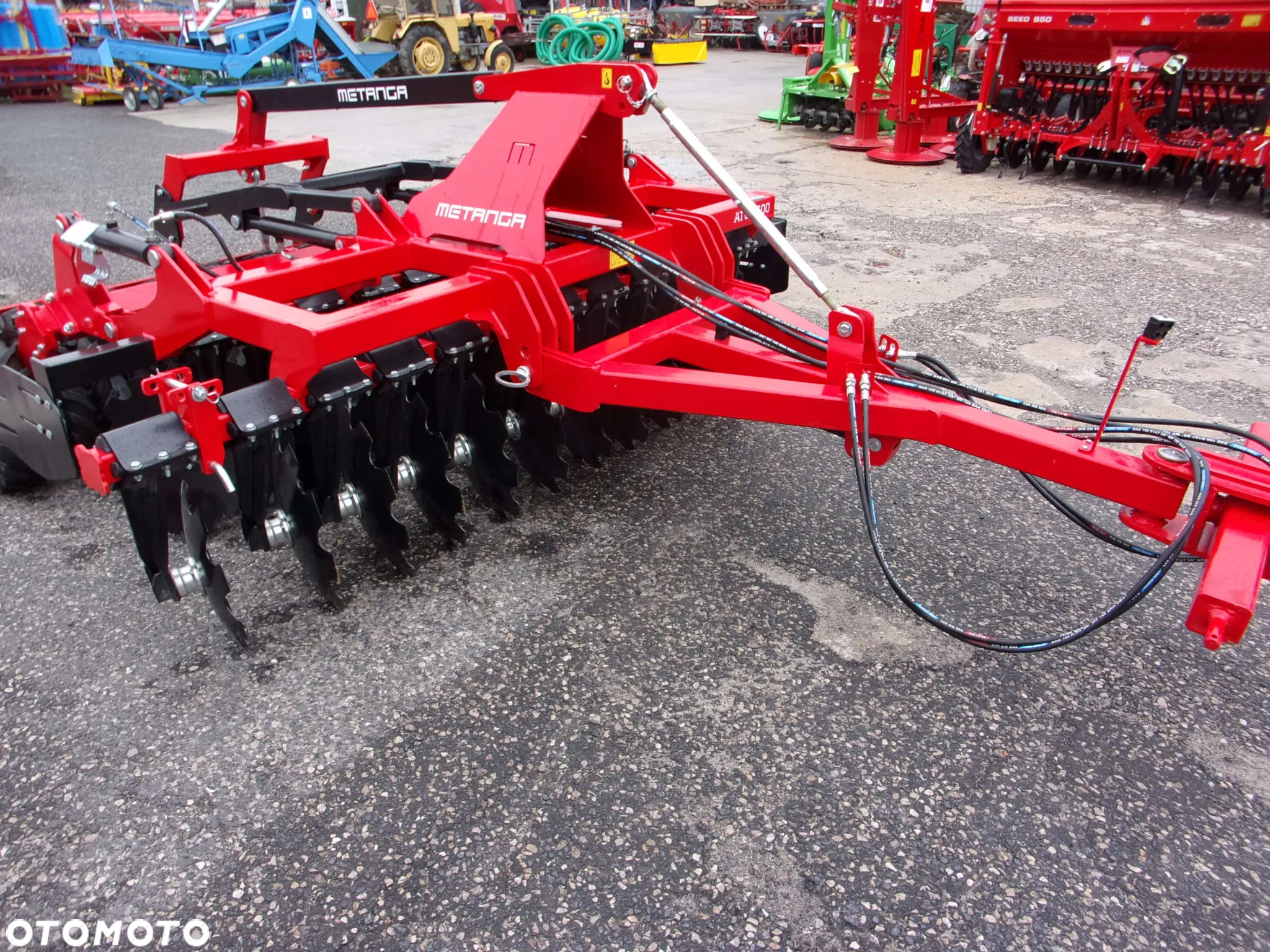 Inny Agregat uprawowy, brona talerzowa ciężka hydraulicznie składana BTCH Euro-Masz 4,0 metry, Agregat uprawowo siewny talerzowy ATUS-300 METANGA z wałem oponowym - 26