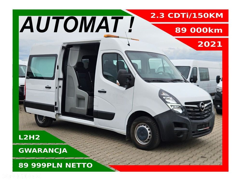 Opel movano L2H2 *89999zł Netto* Brygadówka 7 osób 2.3 CDTi/150KM - 1