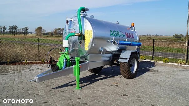 WÓZ ASENIZACYJNY BECZKOWÓZ BECZKA 5000L AGRO-MAX - OD RĘKI - 6
