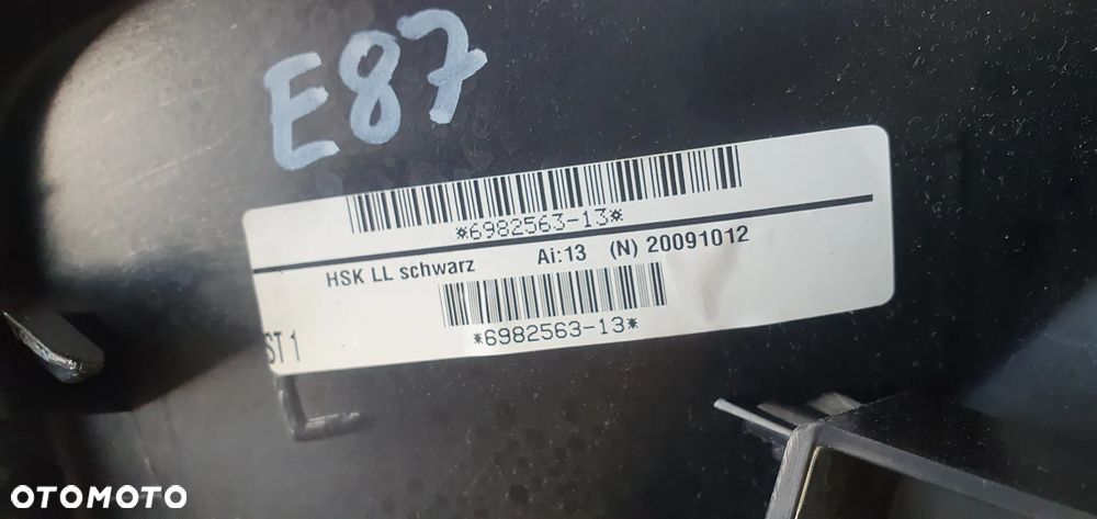 Schowek pasażera BMW I E81 E87 EU 6982563 - 7