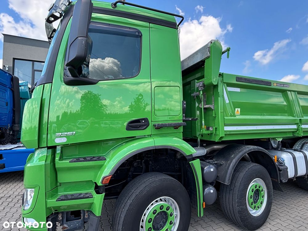 Mercedes-Benz AROCS 3251 8x4 Hydroburta Meiller Kiper (3248, 3243, 3245, 3246) bezwypadkowy z Niemiec, TOP stan . gotowy do pracy. - 35