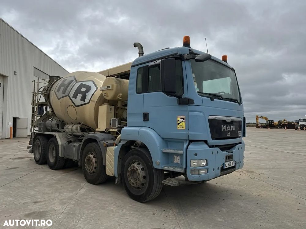 MAN TGS 41.480  8X4 Autobetonieră 9 mc cu banda transportoare - 2