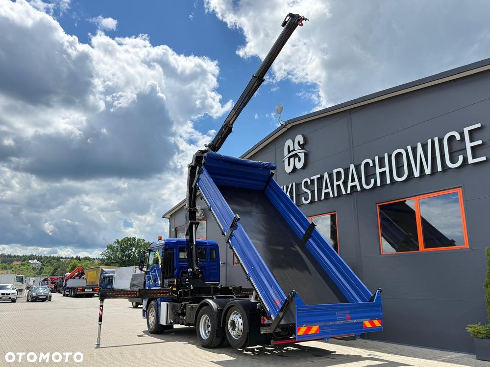 MAN TGM TGS TGX 26.360 // E5 // Klimatyzacja/ 6x2 6x4 // WYWROTKA 3-S // HMF 1420 K2 // kipper, krane, crane, żuraw, dźwig, wywrot - 4