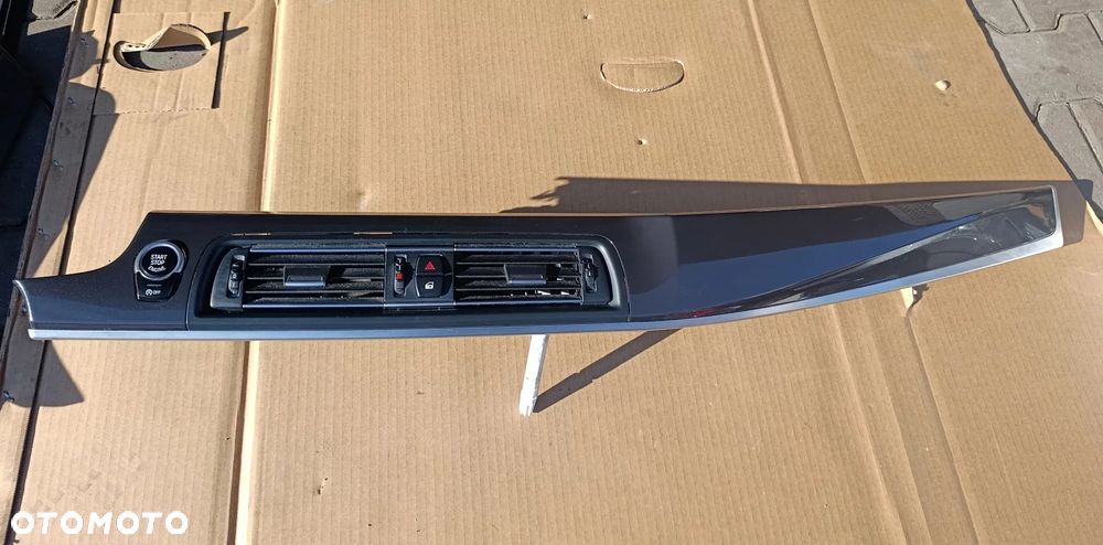 BMW 5 F10 F11 DEKOR LISTWA KONSOLI DECOR KRATKI NAWIEWU - 1