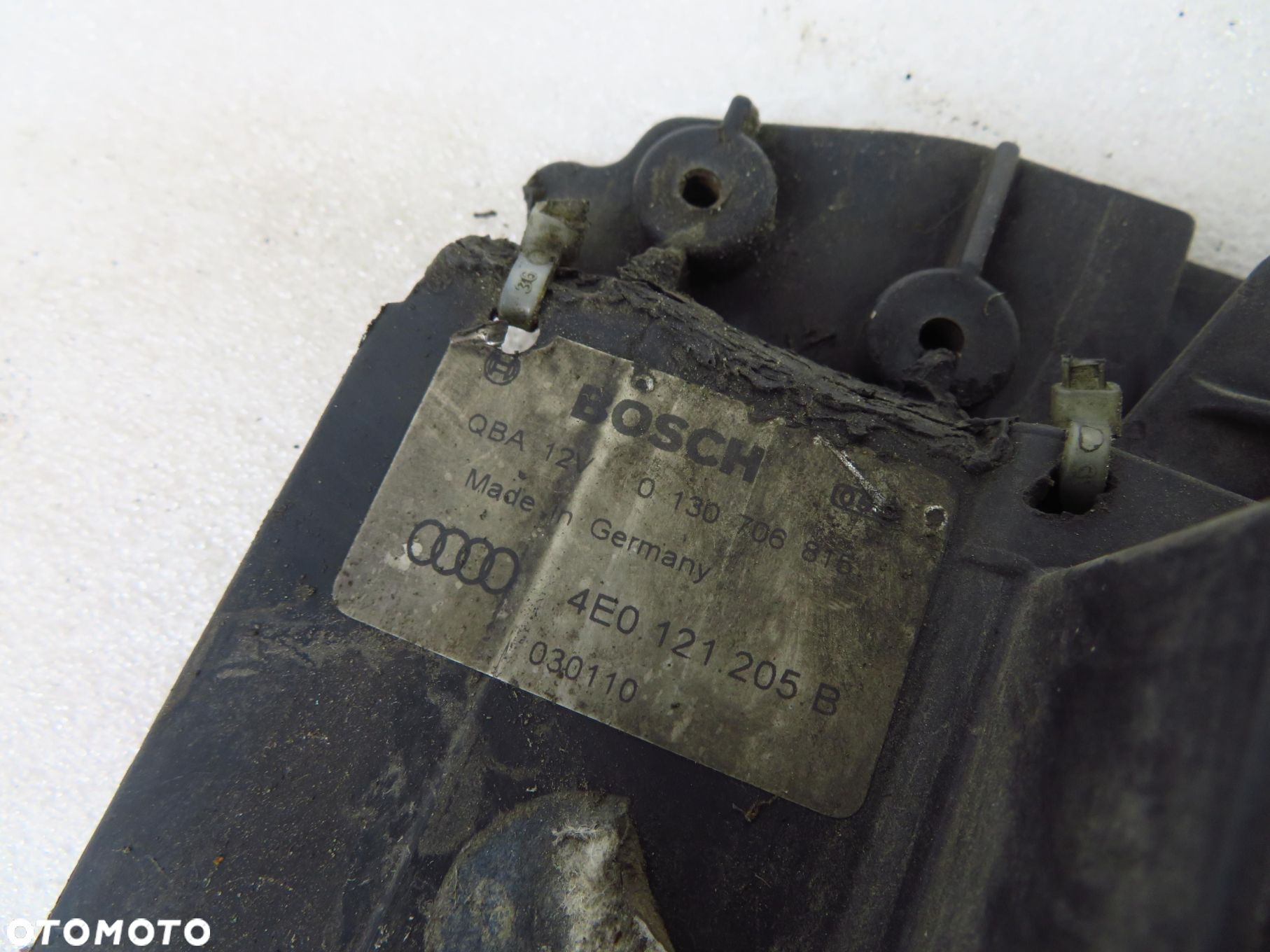 WENTYLATOR CHŁODNICY AUDI A8 D3 4.0 TDI 4E0121205B 1137328117 4E0959468H - 9
