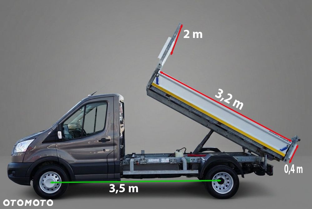 Ford TRANSIT / WYWROTKA TYLNOZSYPOWA / BLIŹNIAK / MANUAL / SPROWADZONY - 3