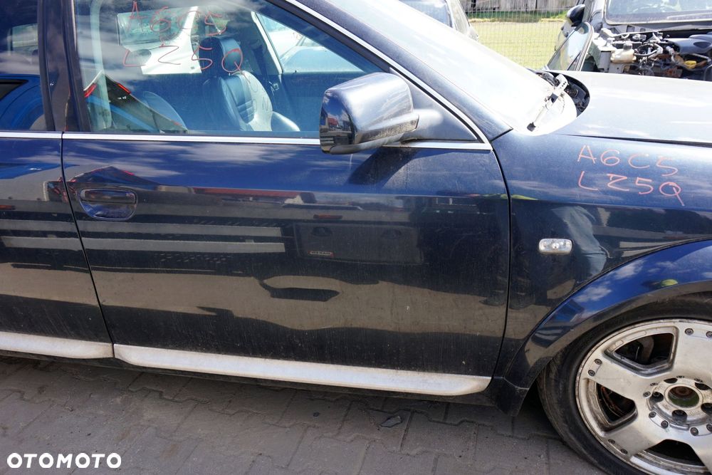 DRZWI PRZEDNIE PRAWE A6 C5 LIFT KOMBI LZ5Q  GRANATOWY AUDI 2001-2004 - 3