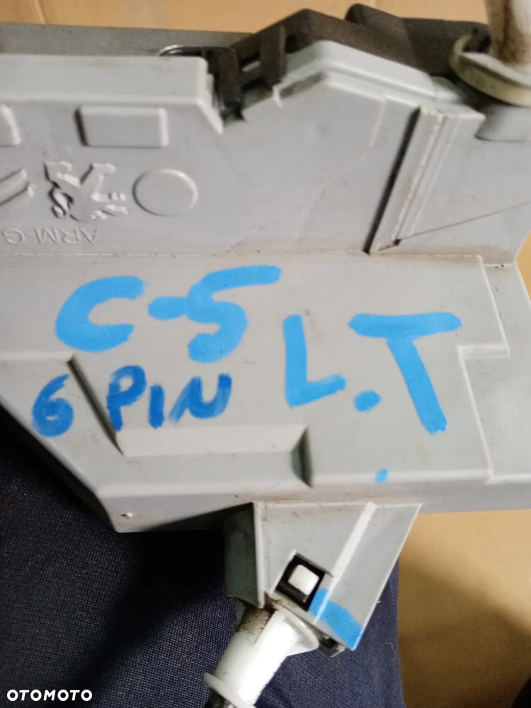 Zamek drzwi lewy tył tylny 6 PIN Citroen C5 III - 6