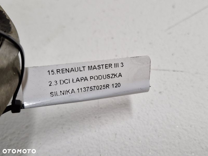 RENAULT MASTER III 3 2.3 DCI ŁAPA PODUSZKA SILNIKA 113757025R - 9
