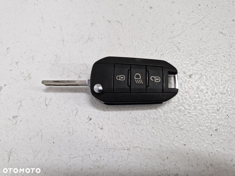 peugeot 2008 1 i stayjka kluczyk pilot wkładki wkładka zamka 9663123380 - 3
