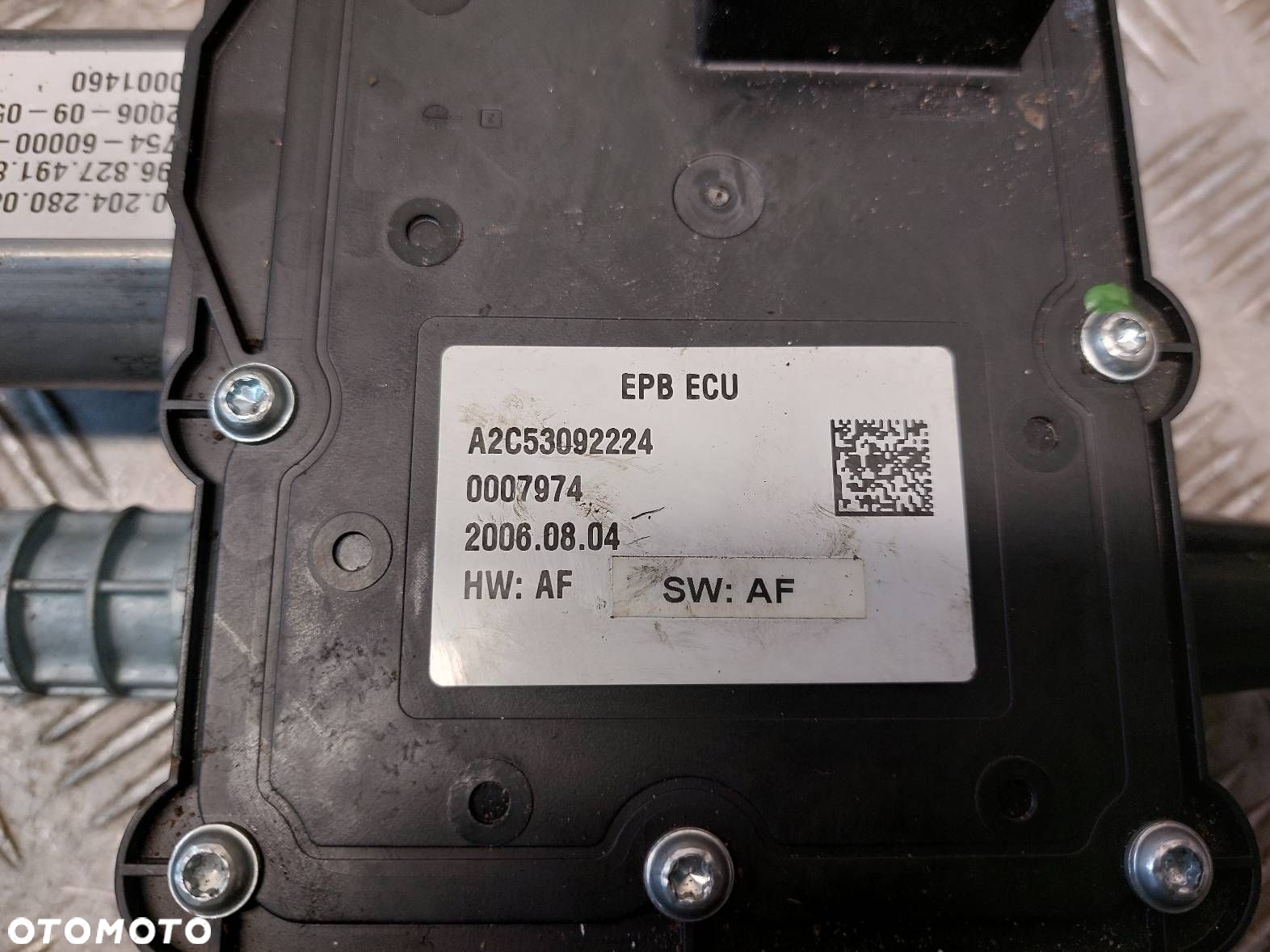 HAMULEC RĘCZNY ELEKTRYCZNY CITROEN C4 PICASSO I A2C53092224 9682749180 - 2