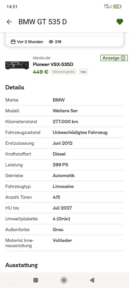 BMW 5GT 535d - 12