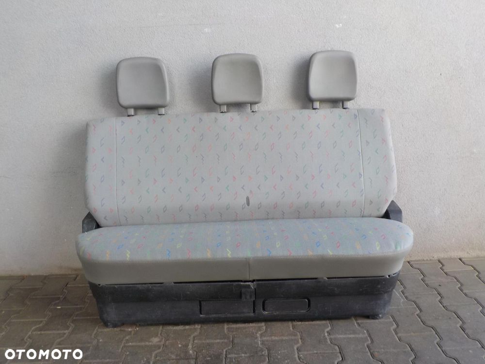VW T4 DOKA DUBELKABINA FOTEL KANAPA ŁAWKA TYŁ - 2