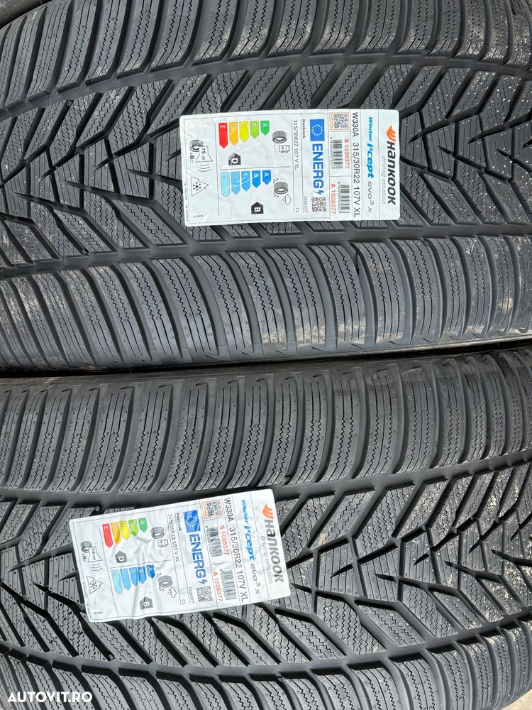 Vând set anvelope 295/35/21-315/30/22 hankook de iarnă noi - 3