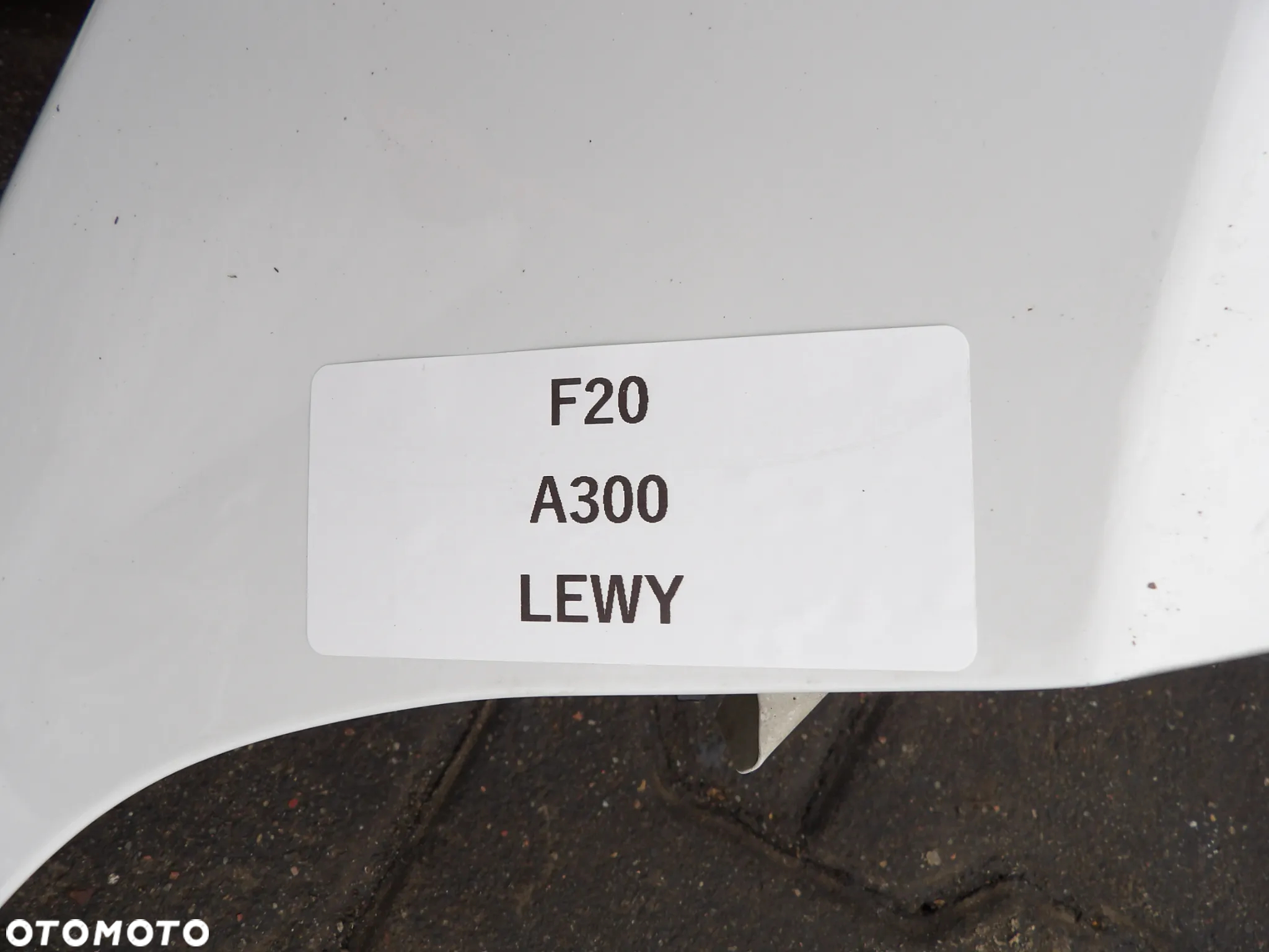BMW - F20 - KOLOR A300 - PAS PRZEDNI - MASKA-ZDERZAK - BŁOTNIKI  - LAMPY  - KOMPLETNY - ORYGINAŁ - 7