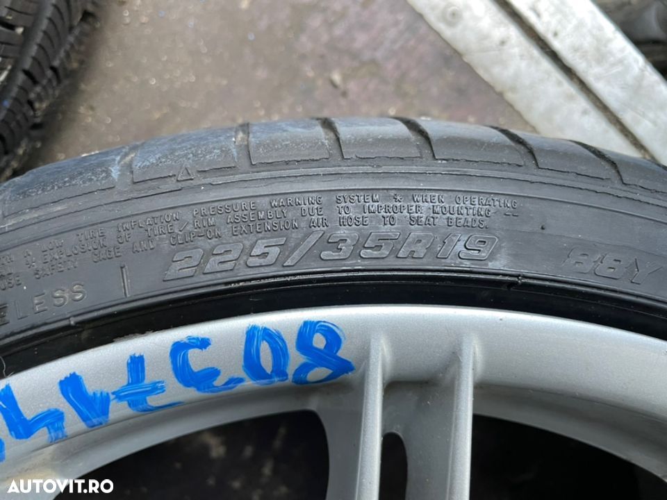 Janta aliaj originala BMW seria 3 E90,E91,E92,E93 cu cauciuc 225/35R19 - 2
